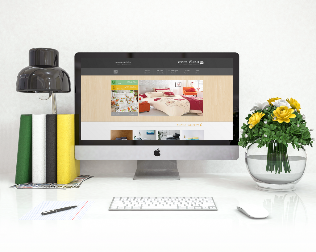 طراحی گالری تشک و روتختی ورونیکا مسعودی