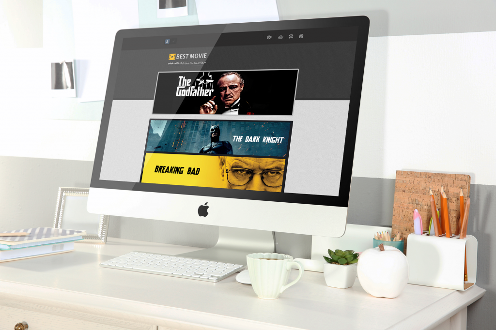 طراحی سایت موزیک و فیلم